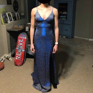 BLUE PROM DRESS